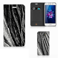 Book Wallet Case Huawei Y5 2 | Y6 Compact Boomschors Grijs