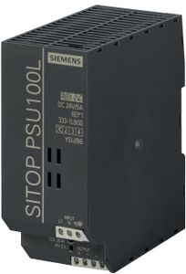 Siemens SITOP PSU100L 24 V/5 A DIN-rail netvoeding 24 V/DC 5 A 120 W Aantal uitgangen: 1 x Inhoud: 1 stuk(s)