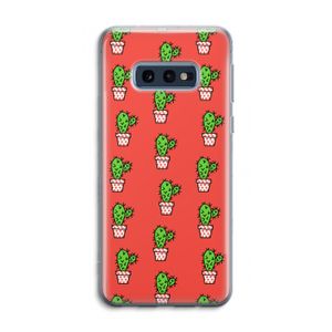 Mini cactus: Samsung Galaxy S10e Transparant Hoesje