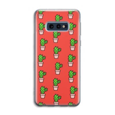 Mini cactus: Samsung Galaxy S10e Transparant Hoesje