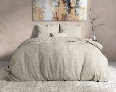 Dreamhouse - Leo Dekbedovertrek Flanel - Grijs - 200 x 220 Dreamhouse - Leo Dekbedovertrek Flanel - Grijs - 200 x 220