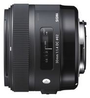 Sigma 30mm F1.4 DC HSM | Art SLR Standaardlens Zwart - thumbnail