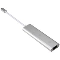 Silverstone EP11 USB 3.1 C MiniDP, HDMI, VGA Zilver kabeladapter/verloopstukje - thumbnail