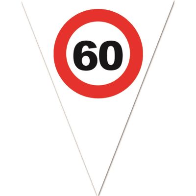 4x stuks leeftijd verjaardag vlaggenlijn met 60 jaar stopbord opdruk 5 meter 4x stuks leeftijd verjaardag vlaggenlijn met 60 jaar stopbord opdruk 5 meter