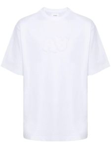 Axel Arigato t-shirt en coton à logo embossé - Blanc