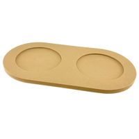 pino Voerbak-onderlegger Serving Tray Zand, camel brown solid, Maat: S/M