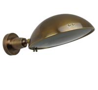 Muurspot Gisborne Swirl Antiek Messing