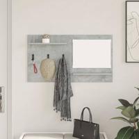 Wandgemonteerde kapstok met plank Beton grijs 90 x 10 x 50 cm