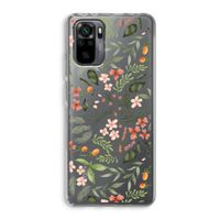 Sweet little flowers: Xiaomi Redmi Note 10 Pro Transparant Hoesje