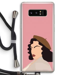 Confidence: Samsung Galaxy Note 8 Transparant Hoesje met koord