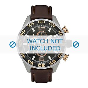Horlogeband Fossil CH2559 Leder Bruin 22mm