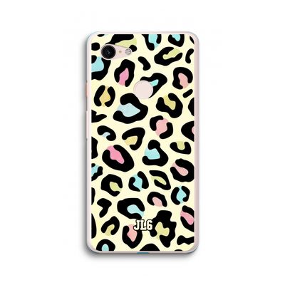 Leopard pattern: Google Pixel 3 XL Transparant Hoesje