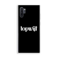 Topwijf Zwart: Samsung Galaxy Note 10 Plus Transparant Hoesje