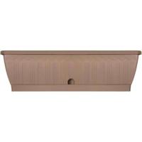 Jardiniere - GARDEN ID Terraflor - Taupe 60 cm - Duurzaamheid - Waterreserve - Gerecycled en 100% recyclebaar - Volume voor planten.