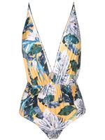 Clube Bossa maillot de bain Clavert à fleurs - Bleu