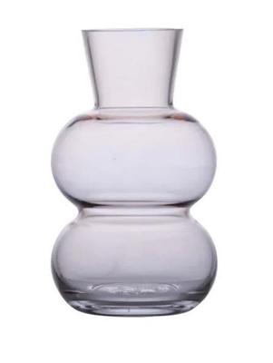 B-Living Vaas glas amalia ø12x20cm beige