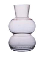 B-Living Vaas glas amalia ø12x20cm beige