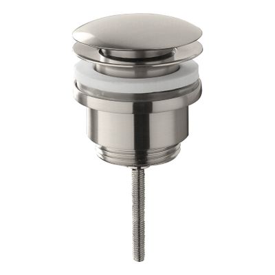 Afvoerplug Wiesbaden UniMatch Caral | 5/4" | Click waste | Messing | Rond | RVS