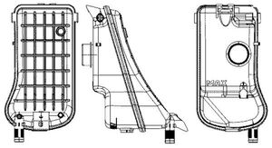 Expansietank, koelvloeistof CRT15000S