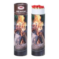 Fancy Flames BBQ/Barbecue lucifers - 50x - lange lucifers - 25 cm - Lucifers - thumbnail