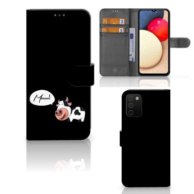 Samsung Galaxy A03s Leuk Hoesje Cow Samsung Galaxy A03s Leuk Hoesje Cow