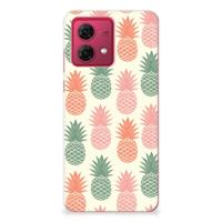 Motorola Moto G84 | Siliconen Case | Ananas