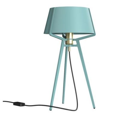 Tonone Bella Tafellamp - Lichtblauw - Messing Tonone Bella Tafellamp - Lichtblauw - Messing