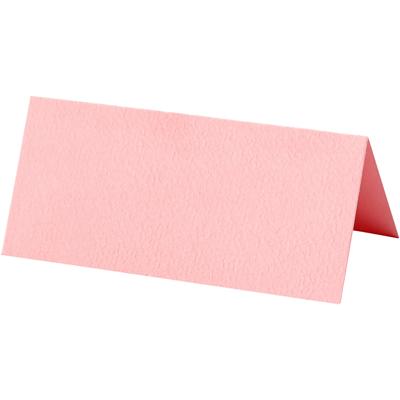 Creativ Company Naamkaarten, afm 9x4 cm, 220 gr, lichtrood, 20 stuk/ 1 doos