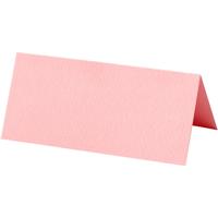 Creativ Company Naamkaarten, afm 9x4 cm, 220 gr, lichtrood, 20 stuk/ 1 doos