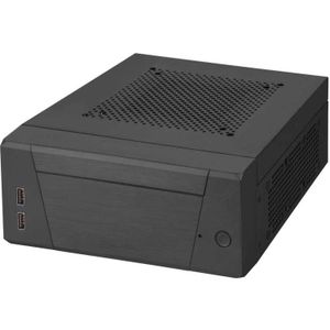 SilverStone SST-ML10B htpc behuizing 2x USB-A 3.2 (5 Gbit/s)