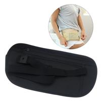 5 STKS multifunctionele outdoor taille Belt Bag Travel Anti-Theft onzichtbare telefoon (zwart)