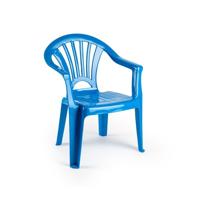 Plasticforte Stoeltje voor kinderen - 1x - blauw - 50 cm - binnen en buiten - kunststof Plasticforte Stoeltje voor kinderen - 1x - blauw - 50 cm - binnen en buiten - kunststof
