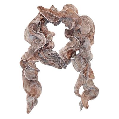 Sjaal Dancing Snake Bruin