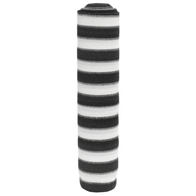 VidaXL Privacynet 75 g/m² 2x25 m hdpe antracietkleurig en wit