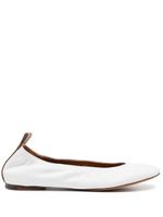 Lanvin ballerines en cuir - Blanc