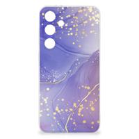 Smartphone hoesje voor Samsung Galaxy S24 FE Watercolor Paars