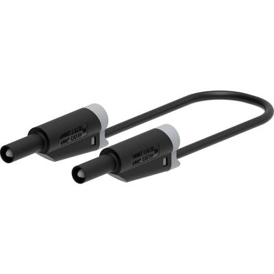 Electro PJP 2712-IEC-CD1-50N Meetsnoer Bananenstekker 50 cm Zwart 1 stuk(s)