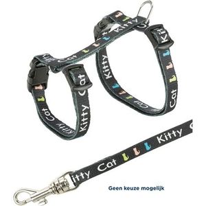 Trixie Kittentuig junior met riem kitty cat assorti