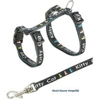 Trixie Kittentuig junior met riem kitty cat assorti - thumbnail