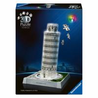 Ravensburger 3d puzzel iconics toren van pisa - met licht - 231st.