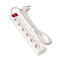Stopcontactenstrip 6 Tomas met Interruptor EDM 41012 Schuko (1,5 m)