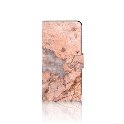 Motorola Edge 30 Neo | Bookcase | Marmer Oranje