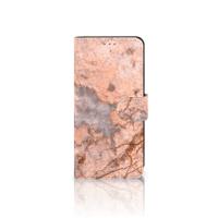 Motorola Edge 30 Neo | Bookcase | Marmer Oranje