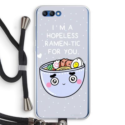 I'm A Hopeless Ramen-Tic For You: Honor 10 Transparant Hoesje met koord