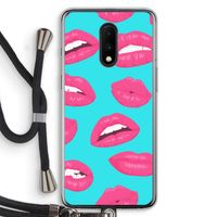 Bite my lip: OnePlus 7 Transparant Hoesje met koord