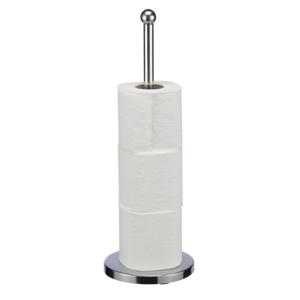 Toiletrolhouder - 42 cm - RVS zilver - wc-rol houder - houder voor toiletrollen/toiletpapier