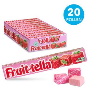 Fruit-tella Fruit-Tella - Aardbei 20 Stuks