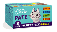 Edgard & Cooper multipack paté kat natvoer kuipjes 8 x 85gr