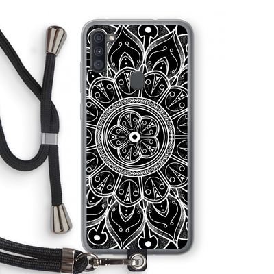 Roses Are Red: Samsung Galaxy A11 Transparant Hoesje met koord