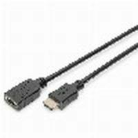 HDMI-Kabel Digitus by Assmann AK-330201-050-S Zwart 5 m